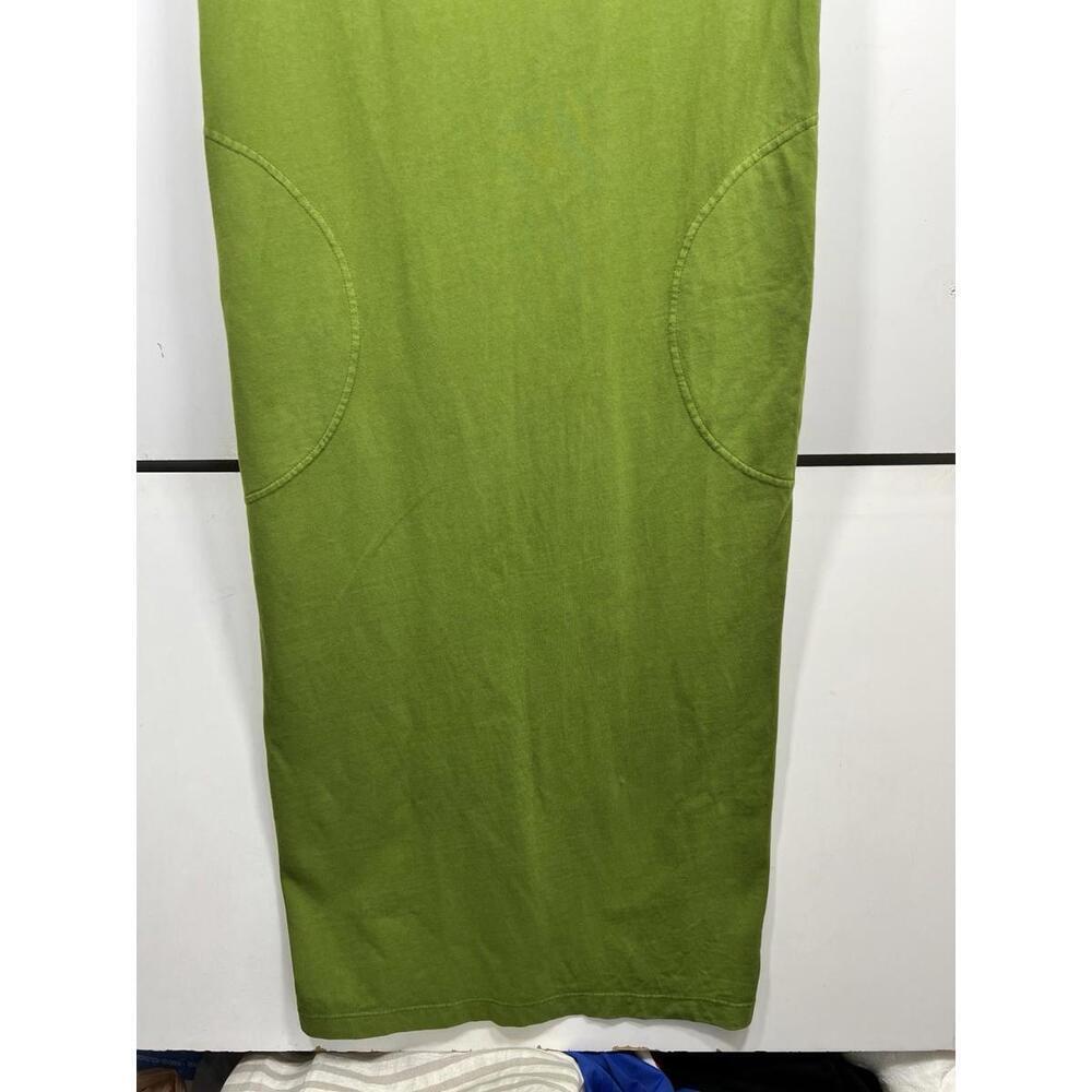 VELVET By Graham & Spencer Cotton Sleeveless Midi Dress Size Small Grass Green - Picture 3 of 9